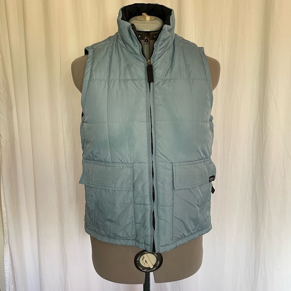 Abercrombie & Fitch, Y2K, Vintage, Dusty Blue Puffy Vest, size M